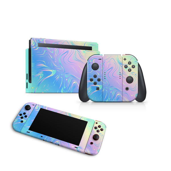 Opaline Nintendo Switch Skin Decal For Console Joy-Con And Dock - ZoomHitskin