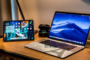Macbook Skin Decals - Paris City Butterfly - Full Wrap Sticker - ZoomHitskins