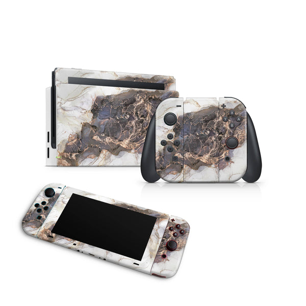 Pearly  Nintendo Switch Skin Decal For Console Joy-Con And Dock - ZoomHitskin