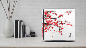 PS4 Slim Pro Fat Playstation 4 Console Skin Decal Sticker Japan Leafs Custom Skins Design - ZoomHitskin