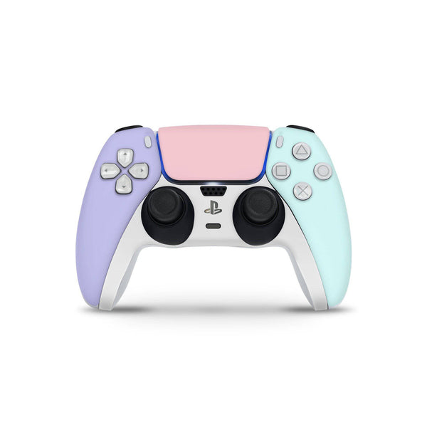 PS5 Skin Pastel Pink and Blue Playstation 5 Full Vinyl Wrap 