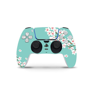 Sakura Aqua Decal For PS5 Playstation 5 Console And Controller , Full Wrap Vinyl For PS5 - ZoomHitskin