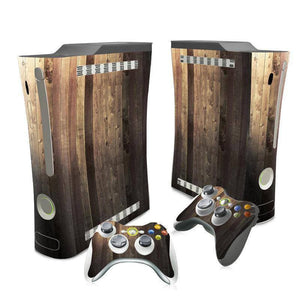 Xbox 360 Skin Sticker  Console Skin Decal And 2 Controller Wood Vintage Design Set - ZoomHitskin