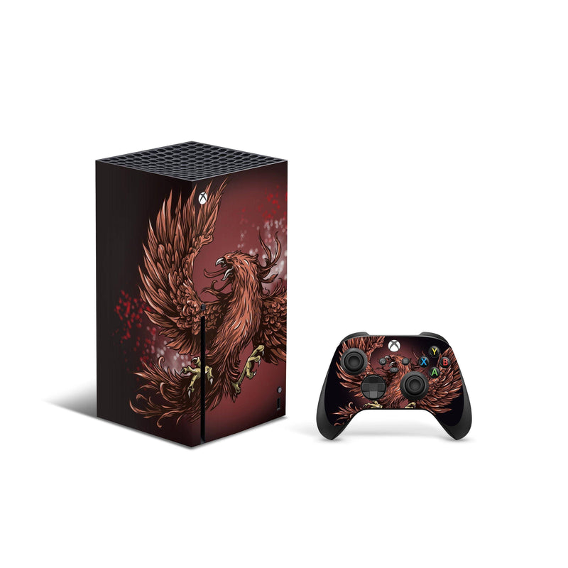 Eagle Skin Decal For Xbox Series X Console And Controller , Full Wrap Vinyl For Xbox Series X - ZoomHitskin