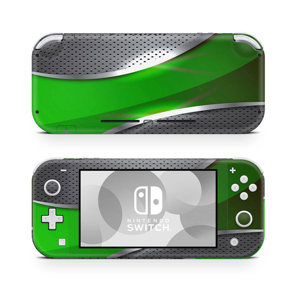 Nintendo Switch Lite Skin Decal For Console Silver Chrome - ZoomHitskin