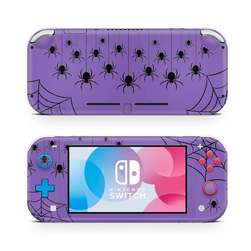 Nintendo Switch Lite Skin Decal For Game Console Goth Spider - ZoomHitskin
