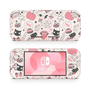 Nintendo Switch Lite Skin Decal For Game Console Magical Pinky - ZoomHitskin