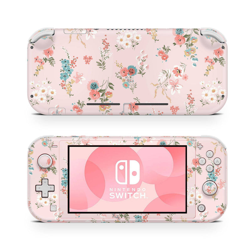 Nintendo Switch Lite Skin Decal For Game Console Spring Flower - ZoomHitskin