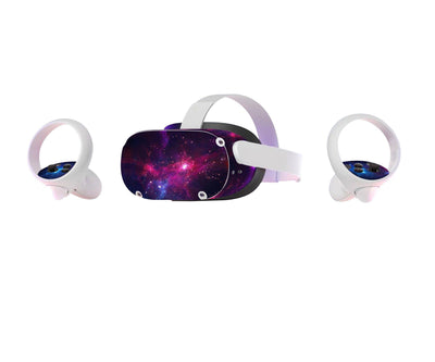 Oculus Quest 2 Skin Galaxy, 3M Decal Wrap Sticker for Oculus Quest 2 VR Headset and Controller - ZoomHitskin