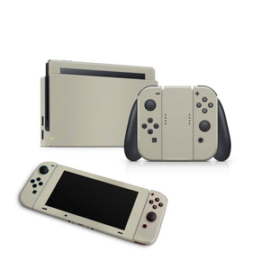 Nintendo Switch Skin Decal For Console Joy-Con And Dock Natural Solid - ZoomHitskin